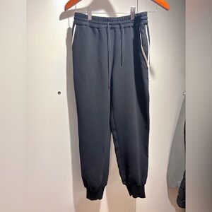 Wilfred Navy Blue Ankle Jogger Pants